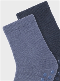 NAME IT 2 Pak Uld Sokker Wak Folkstone Gray